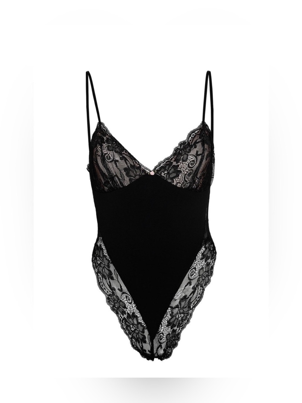NWT I.Am.Gia Karissa Lace Bodysuit (Black, XS)